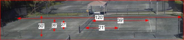 tennis court dimensions